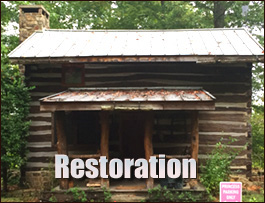 Historic Log Cabin Restoration  Wakefield, Ohio